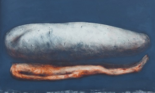 Piero Roccasalvo Rub, Ipostasi II, tecnica mista su carta, 103x152,5 cm, 2016
